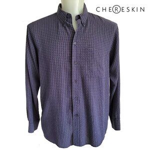 CHERESKIN Slightly Dressy Office Casual Shirt Size L